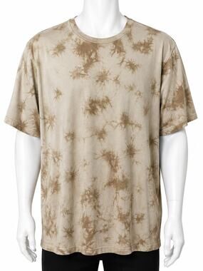 Lululemon Men’s XXL Tie Dye T-Shirt Tan Brown Pima Cotton Stretch NWOT
